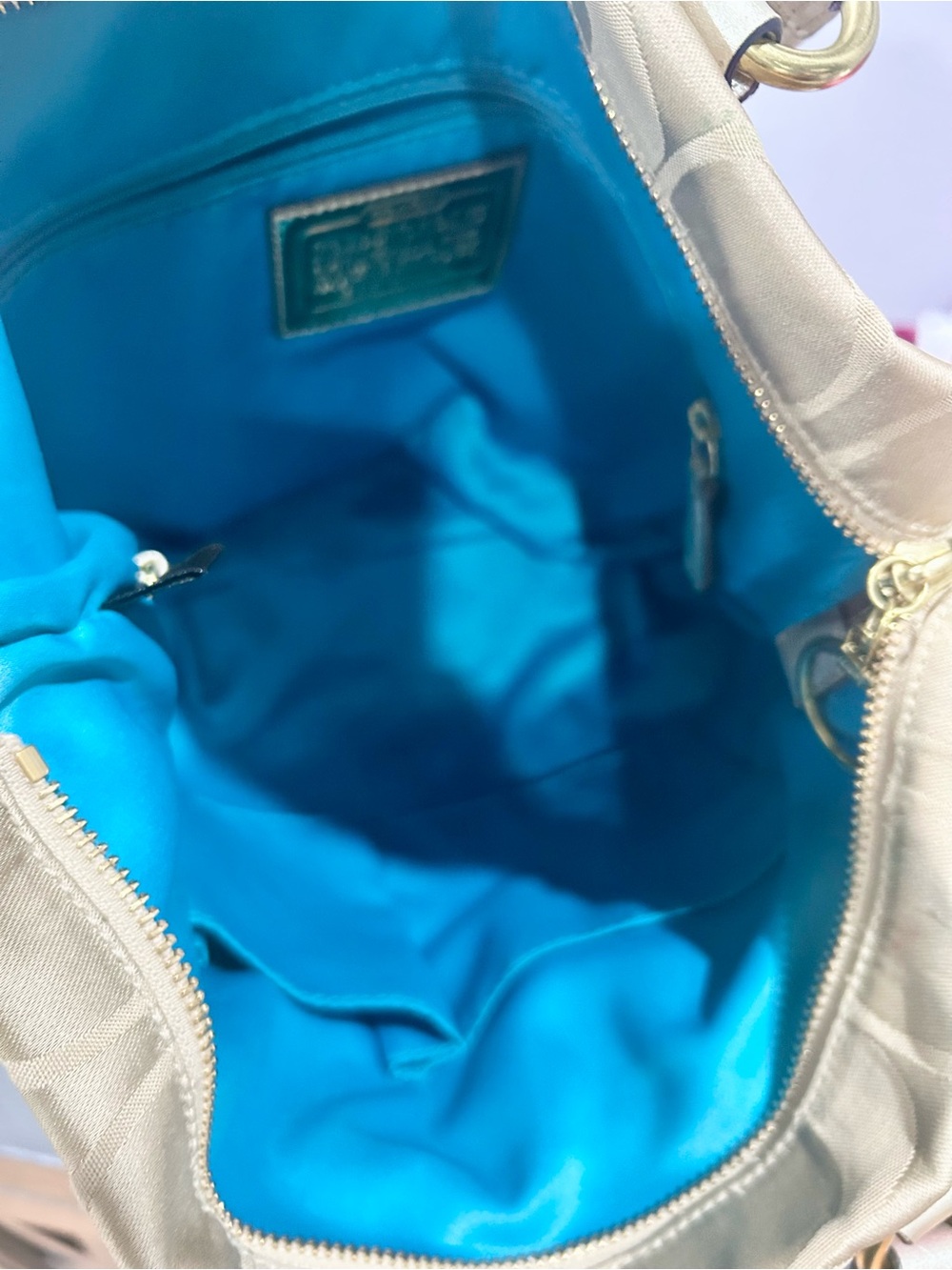 Coach Poppy Signature Sateen Spotlight Tote - Picture 6 of 8
